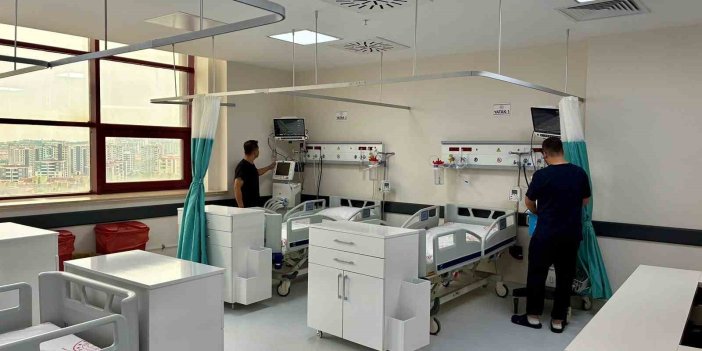 Gazi Yaşargil EAH’da 60 yataklı yoğun bakım ünitesi tam kapasiteyle hizmete açıldı