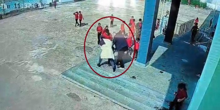 Nefes borusuna mandalina parçası kaçan öğrenciyi müdür yardımcısı kurtardı