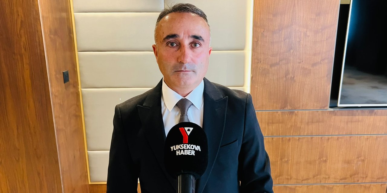 Yıldırım Esener, Yüksekova Ziraat Odası Başkanlığı'na adaylığını açıkladı