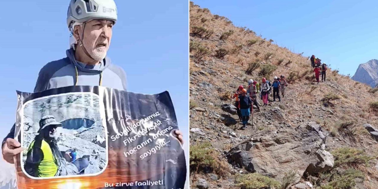 Cilo Dağı’nın zirvesine vefa tırmanışı: Dağcılar, Fikret Yaşar’ı andı