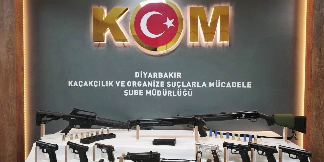Diyarbakır’da silah kaçakçılığı operasyonu: 13 kişi yakalandı
