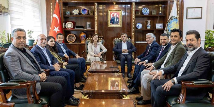 AK Parti Diyarbakır İl Başkanlığı, Diyarbakır Büyükşehir Belediyesi Eşbaşkanlarını ziyaret etti