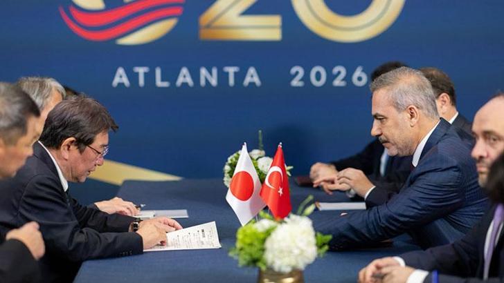 Bakan Fidan, Atlanta'da Japon Mevkidaşı Motegi ile görüştü