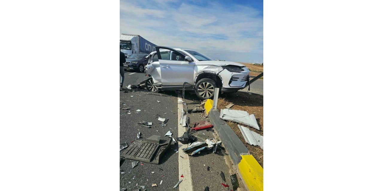 Mardin’de zincirleme trafik kazası: 5 yaralı