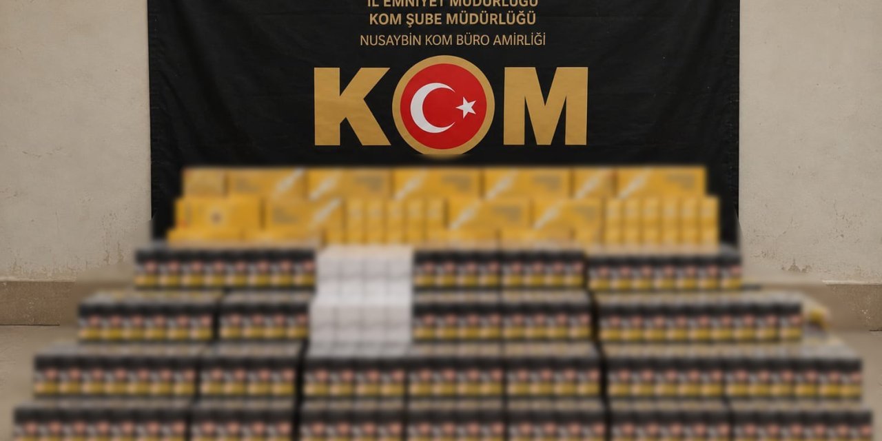 Mardin’de kaçak sigara operasyonu