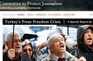 CPJ Basın Özgürlüğü Raporu köşelerde
