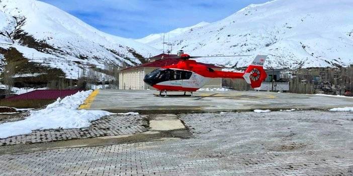 Ambulans helikopter 4 ayda 61 hastayı taşıdı