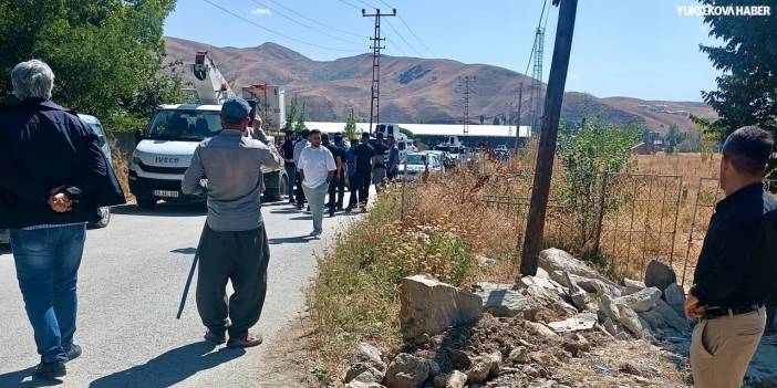 Yüksekova’da Vedaş ekibi ile vatandaşlar arasında gerginlik