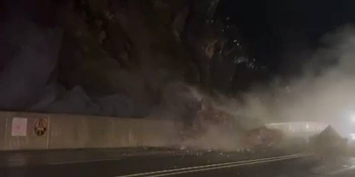 Hakkari-Van yolunda heyelan