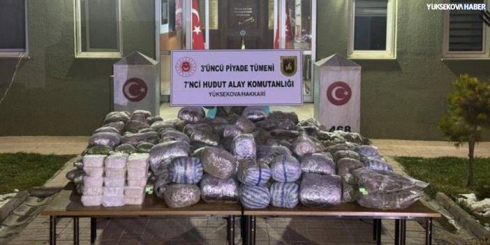 MSB: Hakkari hududunda 258,9 kilo uyuşturucu yakalandı