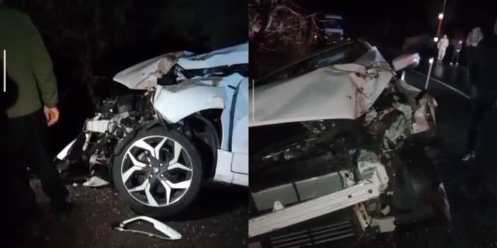 Şemdinli-Derecik karayolunda tır otomobille çarpıştı: 2 yaralı