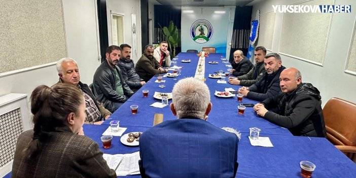 Yüksekova’da kasap esnafının sorunları masaya yatırıldı