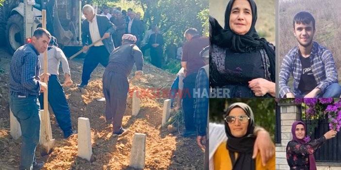 Şemdinli’de silahlı saldırıda hayatını kaybeden 4 kişi toprağa verildi