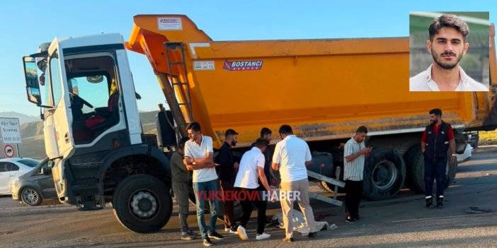 Yüksekova’da kamyon ile motosiklet çarpıştı: Motosiklet sürücüsü öldü