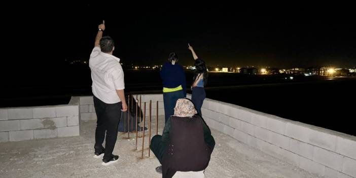 Yüksekova’da Perseid meteor yağmuru gözlemlendi