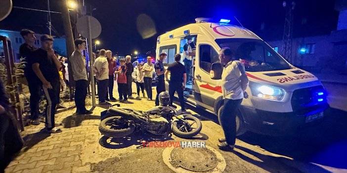 Yüksekova’da otomobil ile motosiklet çarpıştı: 1 yaralı