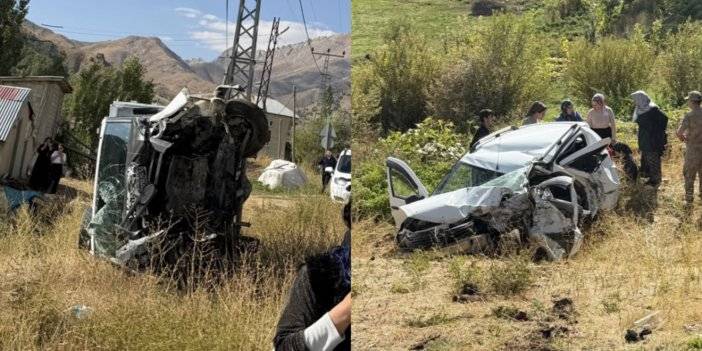 Şemdinli-Yüksekova yolunda kaza: 1 ölü, 7 yaralı