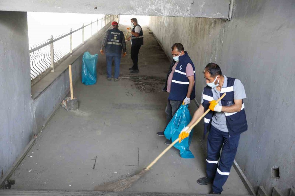 Diyarbakır: Ofis Semti’ndeki altgeçit temizlendi