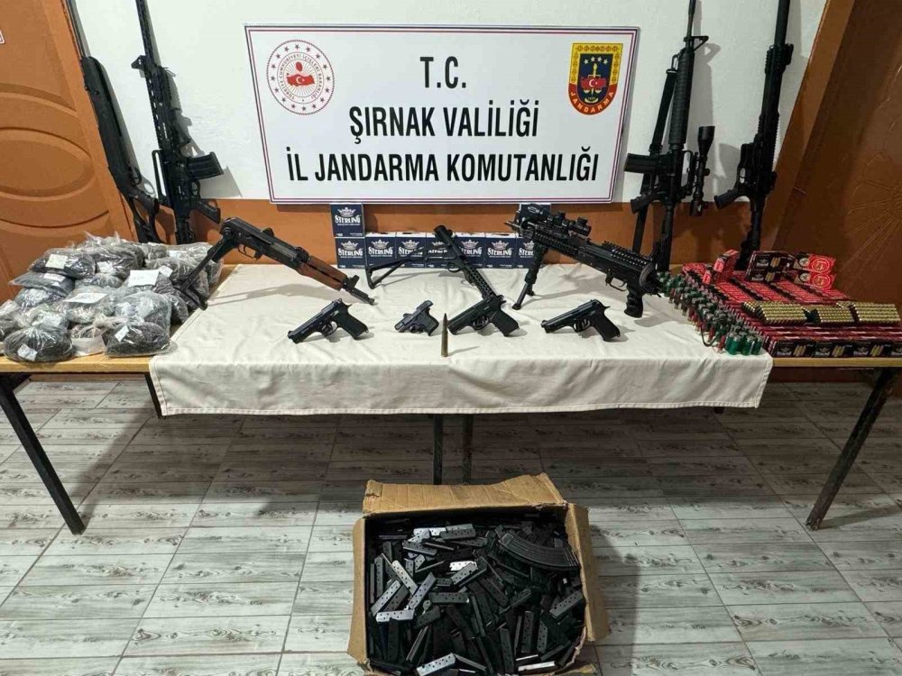 Şırnak'ta silah kaçakçılarına operasyon: 7 gözaltı