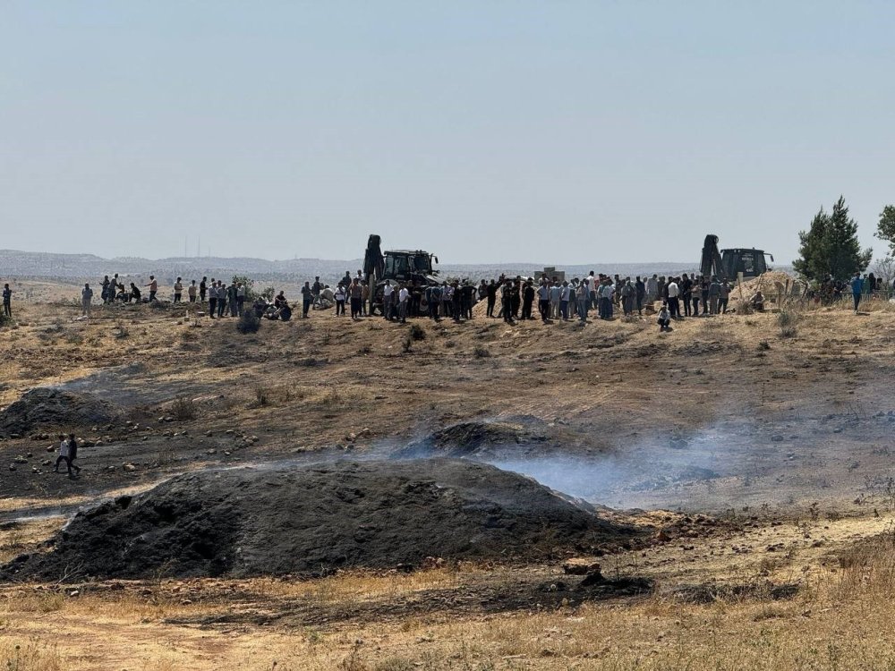 Mardin’de yangının bilançosu havadan görüntülendi