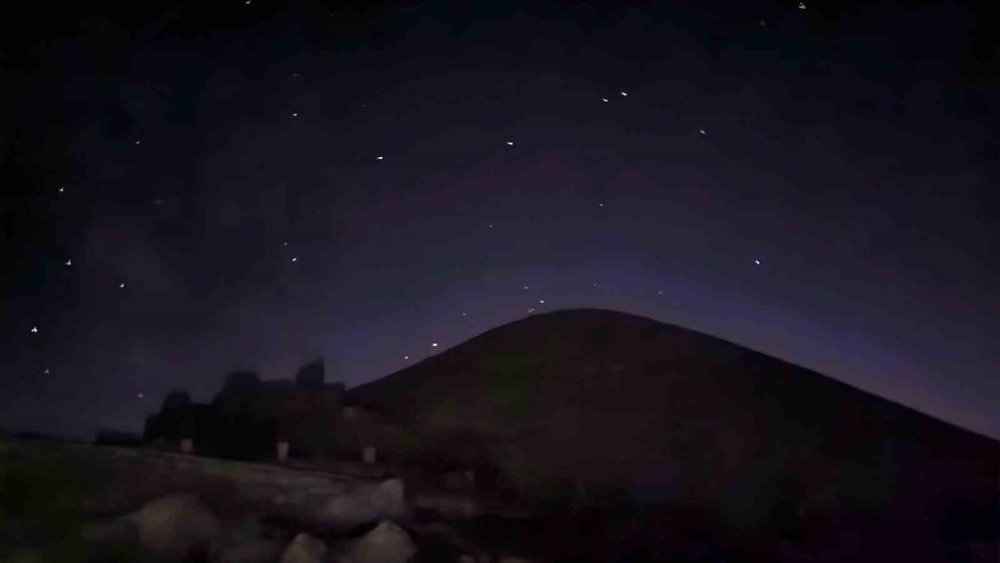 Nemrut Dağı’nda meteor yağmurunun görsel şöleni