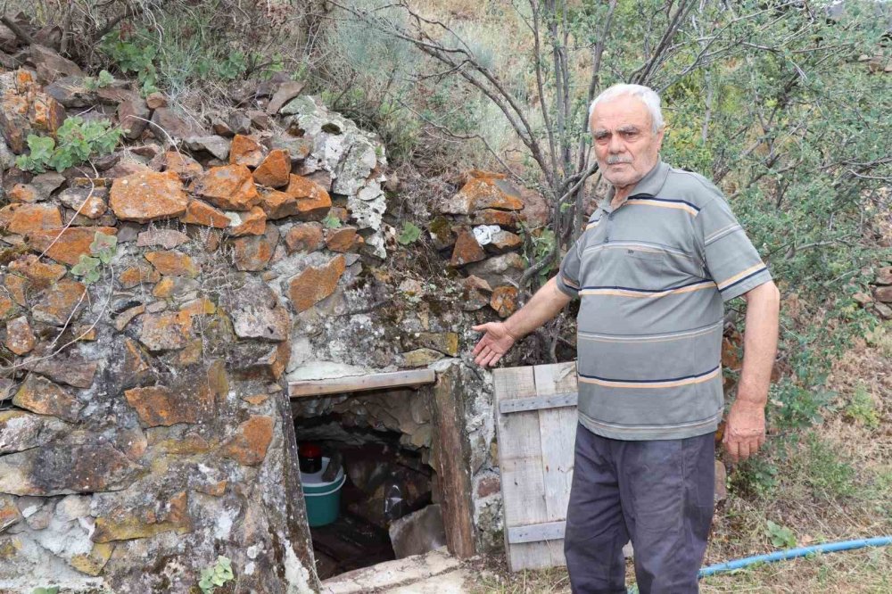 Erzurum’un eski yöntem doğal buzdolapları