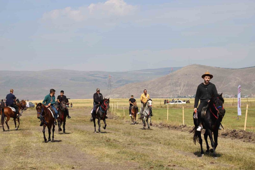 Ardahan'daki At Yarışı final koşuları, sağanak nedeniyle ertelendi