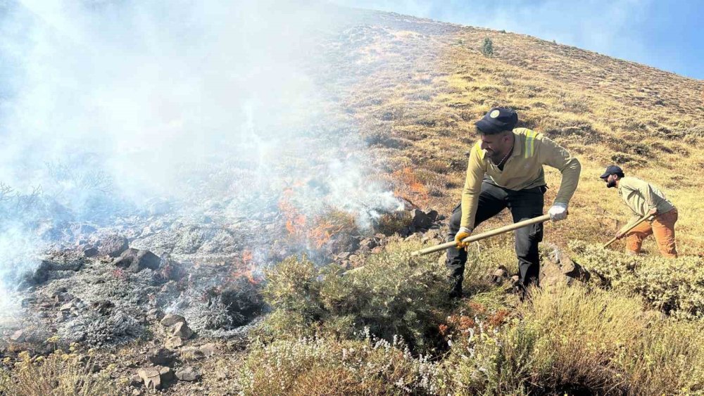 Bingöl’de 6 ayrı bölgede çıkan yangınlar söndürüldü