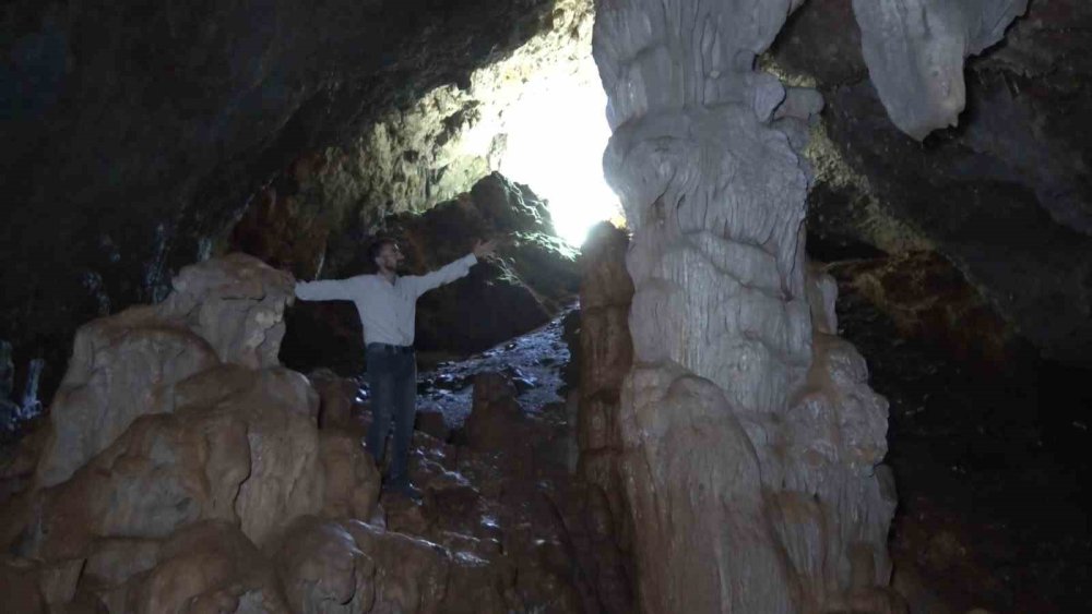 Adıyaman’da heyecanlandıran yeni mağara keşifi