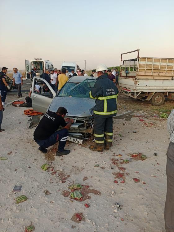 Mardin’de trafik kazası: 9 kişi yaralandı