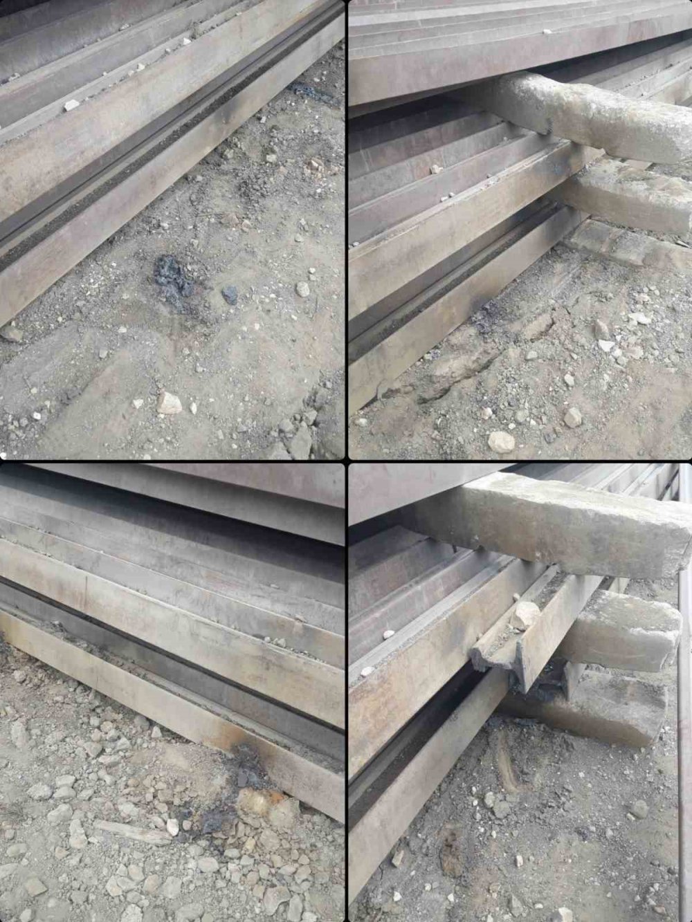 Adıyaman'da tren raylarını çalmaya çalışırken yakalandılar