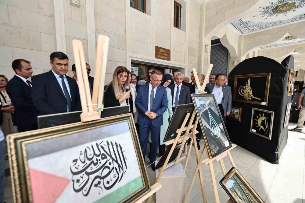 Gaziantep'te kadınların el emekleri  sergilendi