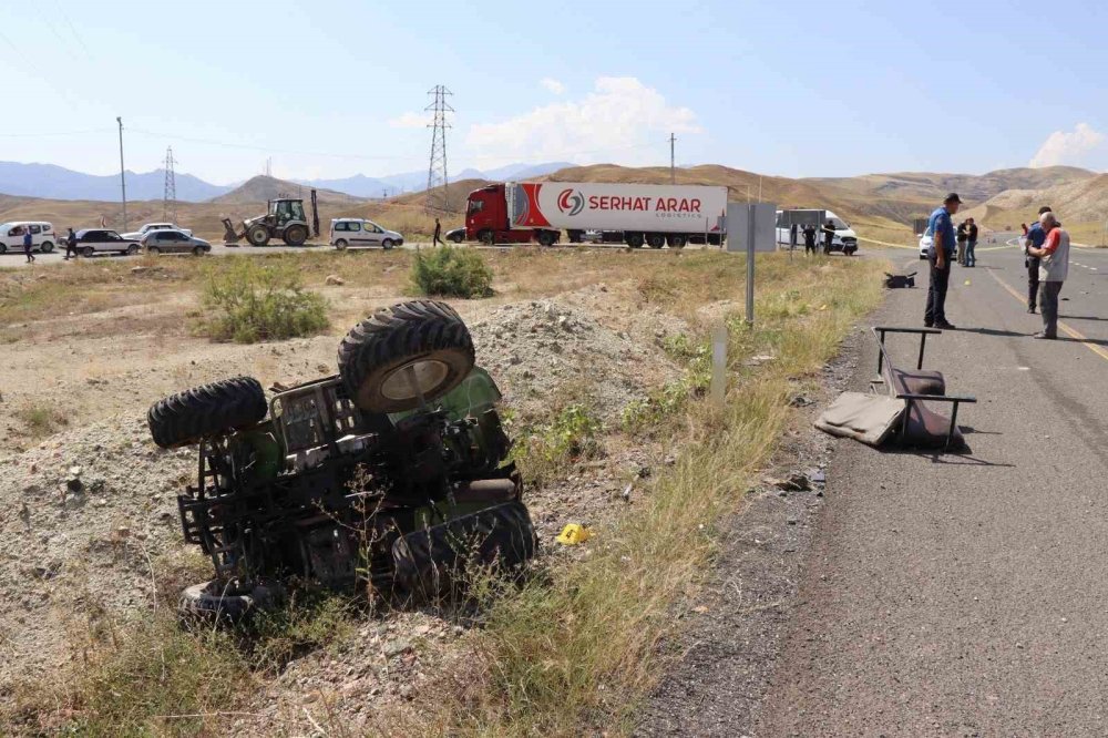 Erzurum’un Oltu ilçesinde feci kaza