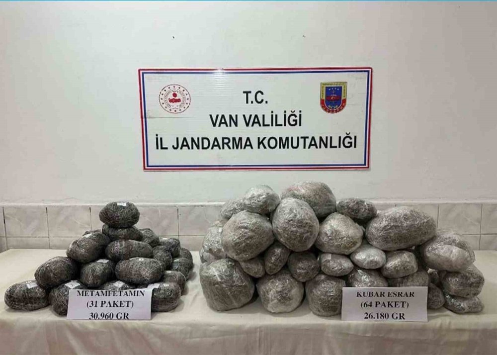 Van’da 107 kilo 500 gram uyuşturucu ele geçirildi