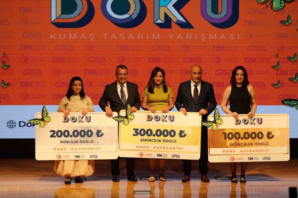 Antep'te 1,9 milyon TL para ödüllü doku kumaş tasarım yarışması