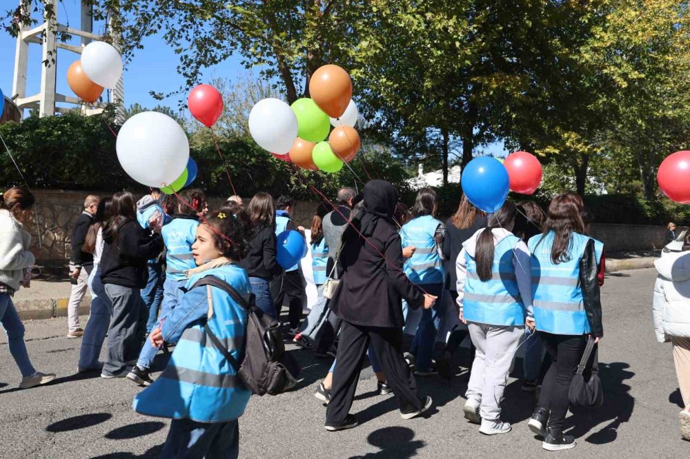 Diyarbakır’da 100 kız çocuğu farkındalık için etkinlik düzenledi