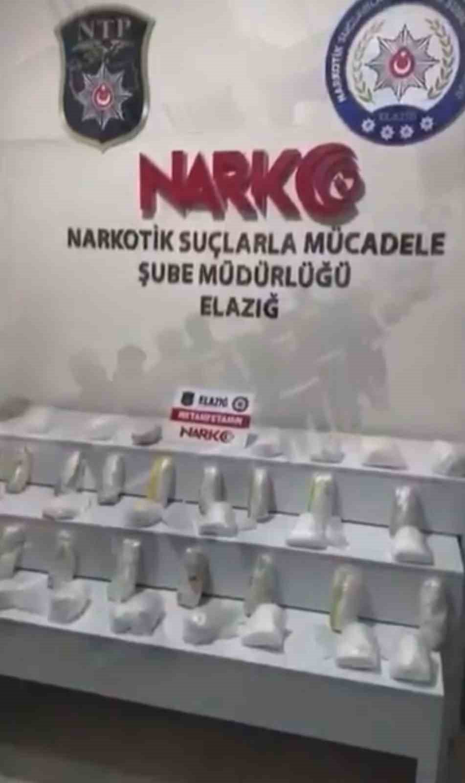 Elazığ’da 20 kilogram uyuşturucu ele geçirildi: 5 kişi tutuklandı