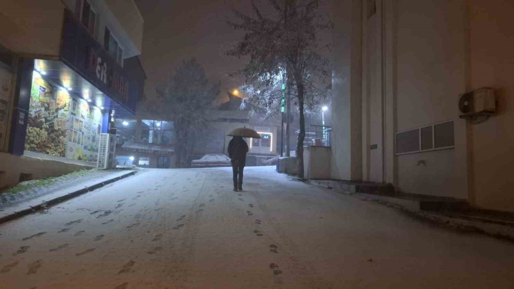 Dersim'de kar yağışı