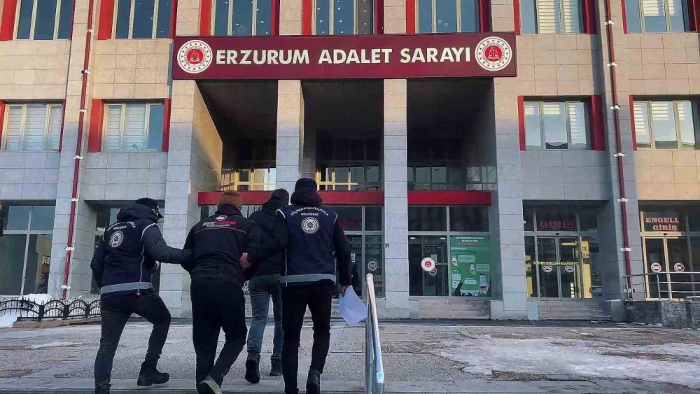 Erzurum'da saman balyalarının içinde 11, tırın mühürlü dorse kısmında 23 ve otomobilde 3 kaçak göçmen yakalandı