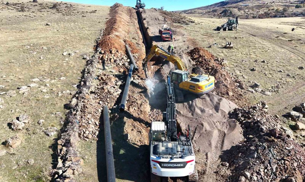 Bingöl içme suyu isale hattında çalışmalar sürüyor