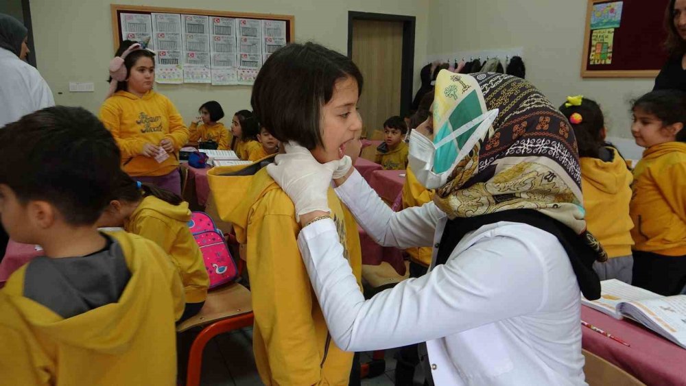 Van'daki Anasınıfı ve ilkokullarda sağlık taraması