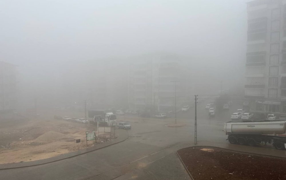 Adıyaman Besni’de sis etkili oldu