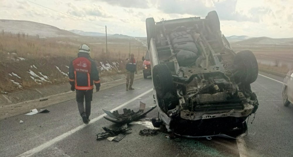 Van’da trafik kazası: 1 kişi yaralandı