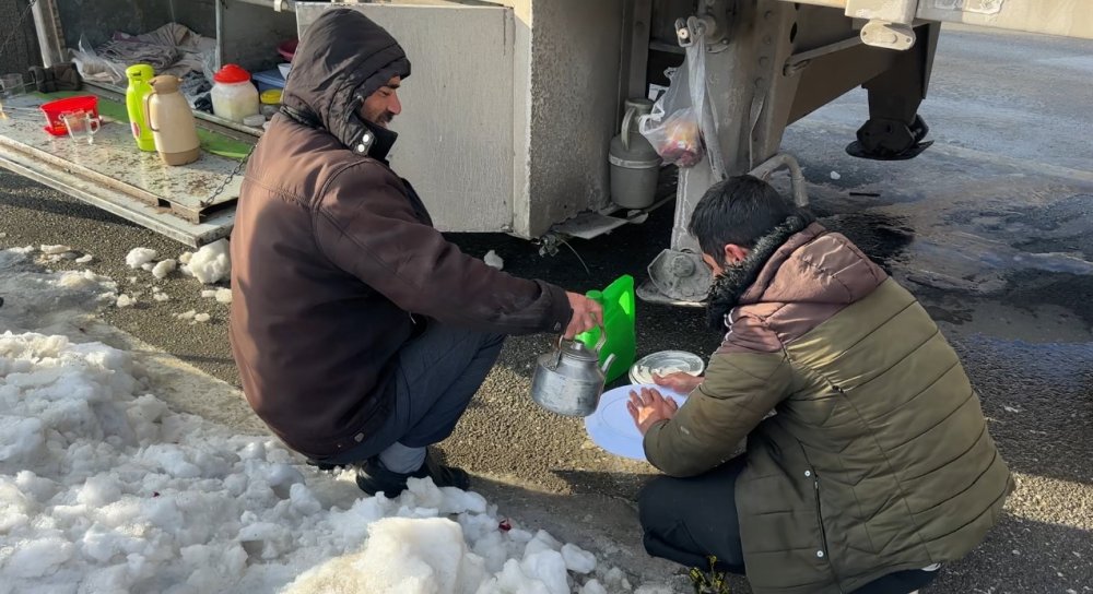 Esendere Gümrük Kapısı'nda 5 kilometrelik tır kuyruğu