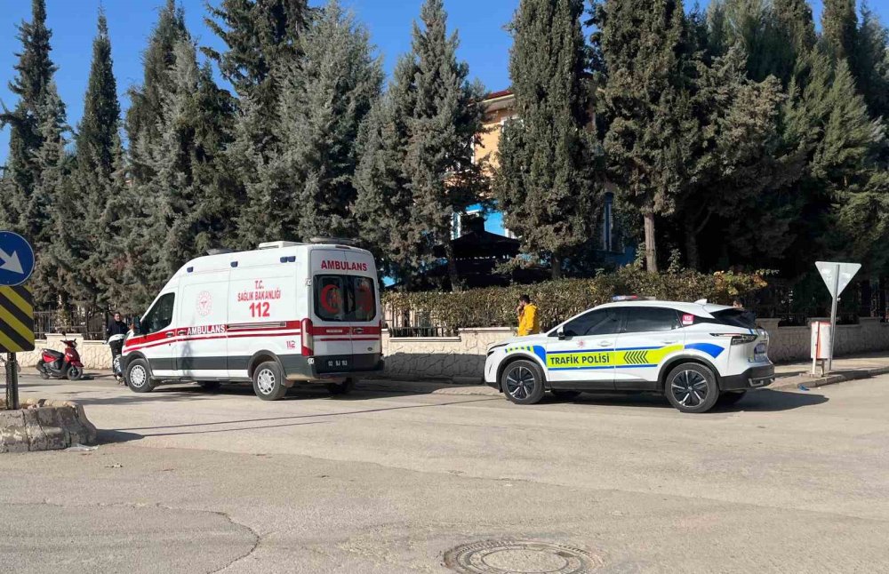 Adıyaman'da devrilen motosikletin sürücüsü yaralandı