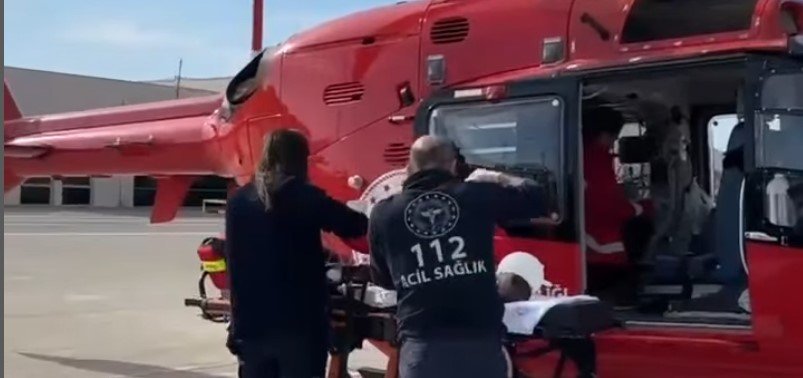 Ambulans helikopter, 5 aylık bebek için havalandı