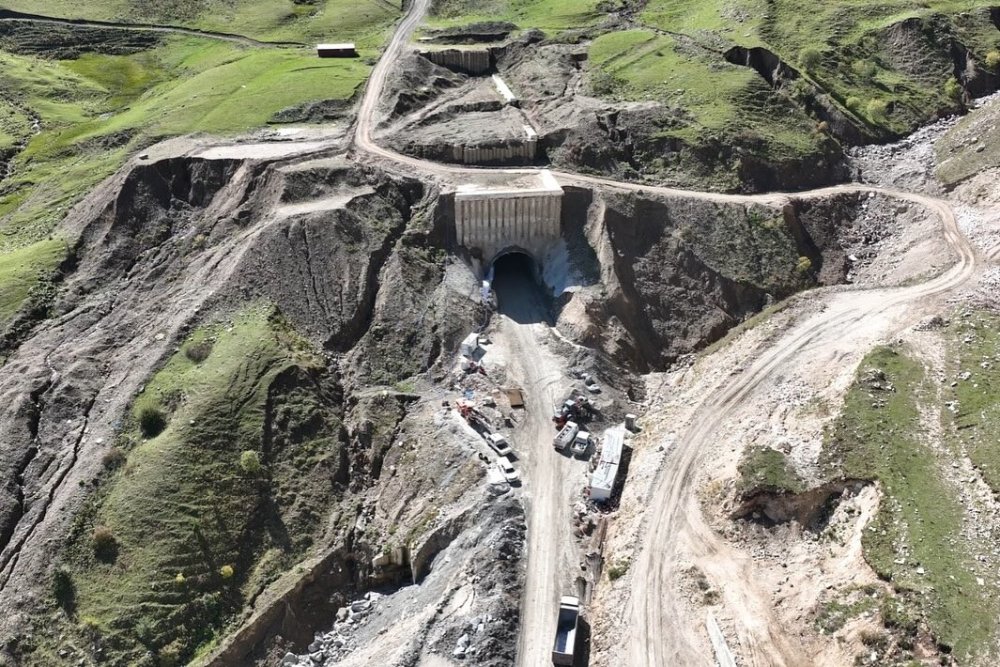 Erzurum’da 5 tünelin yapımı devam ediyor