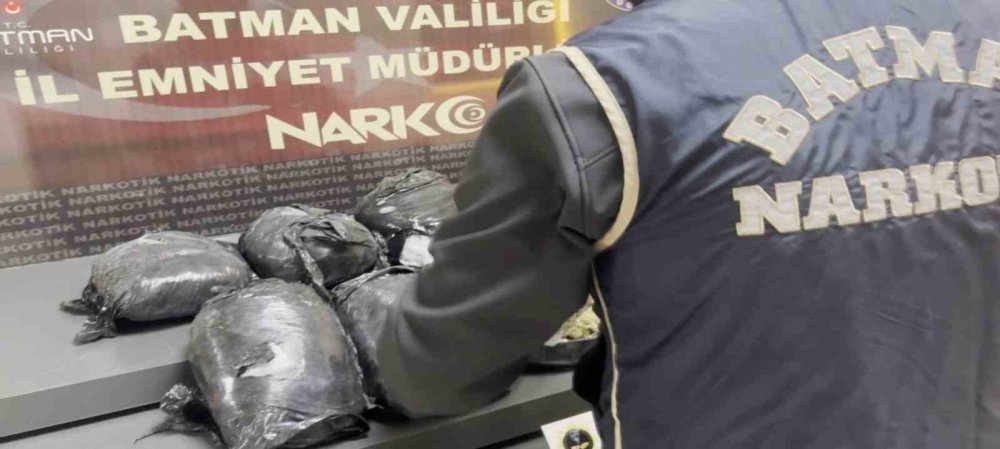 Batman’da 11 kilo uyuşturucunun ele geçirildiği operasyonda 4 şahıs tutuklandı