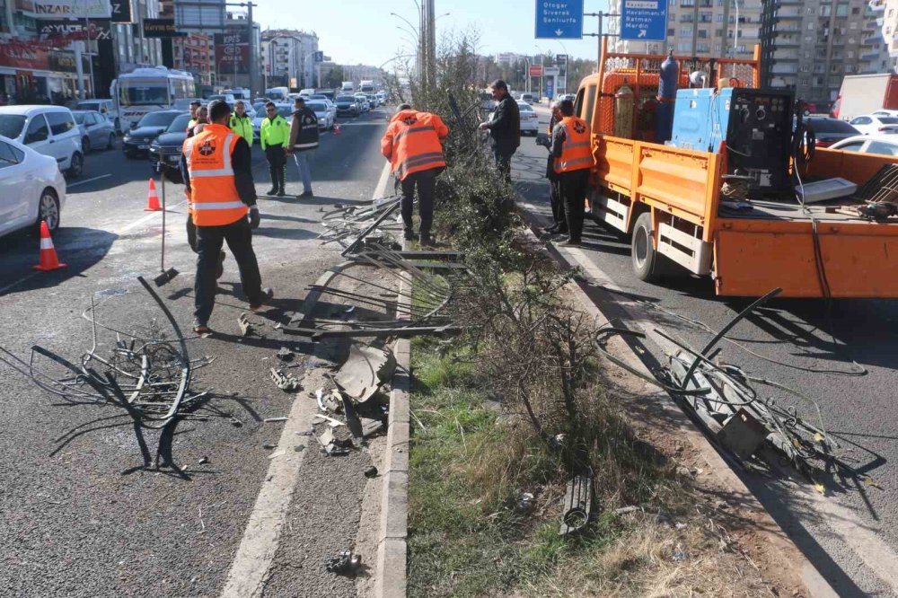 Diyarbakır’da trafik kazası: 4 kişi yaralandı