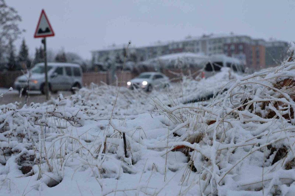 Elazığ'da kar yağışı etkili oldu